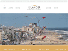Tablet Screenshot of islandermoteloc.com